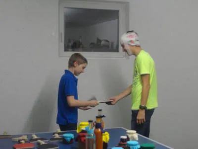 Tischtennis-Schleiferlturnier bei Stefan Nov. 2015 Bild 22